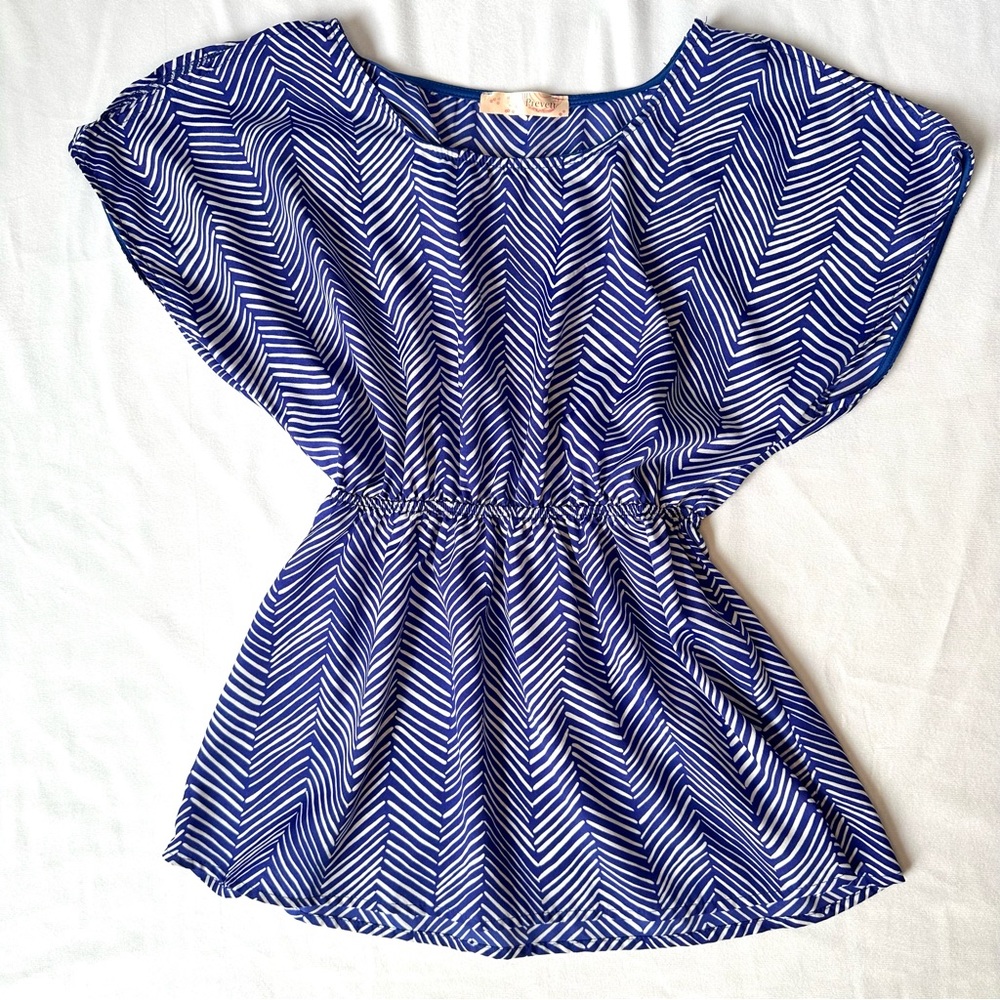 PREVETT blouse with peek-a-boo shoulder